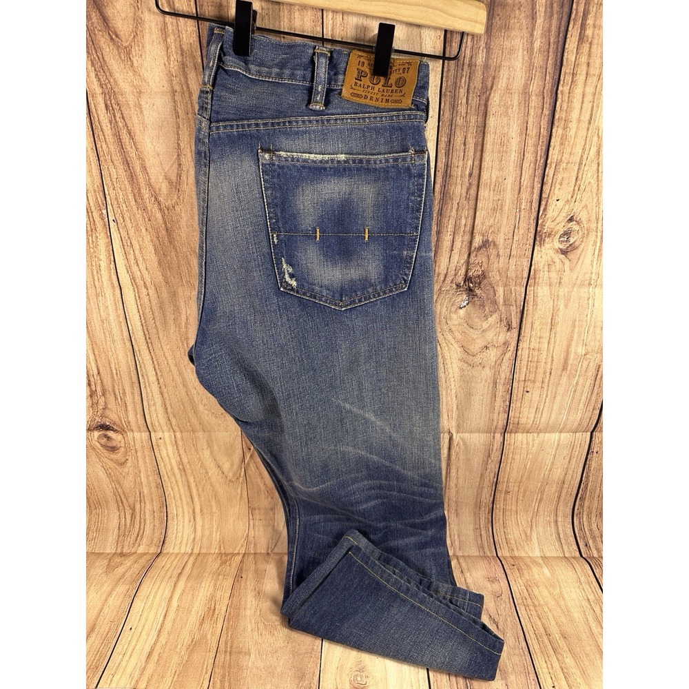 Polo Ralph Lauren Blue Jeans Men Capri‎ 38W x 26L Medium Wash Denim